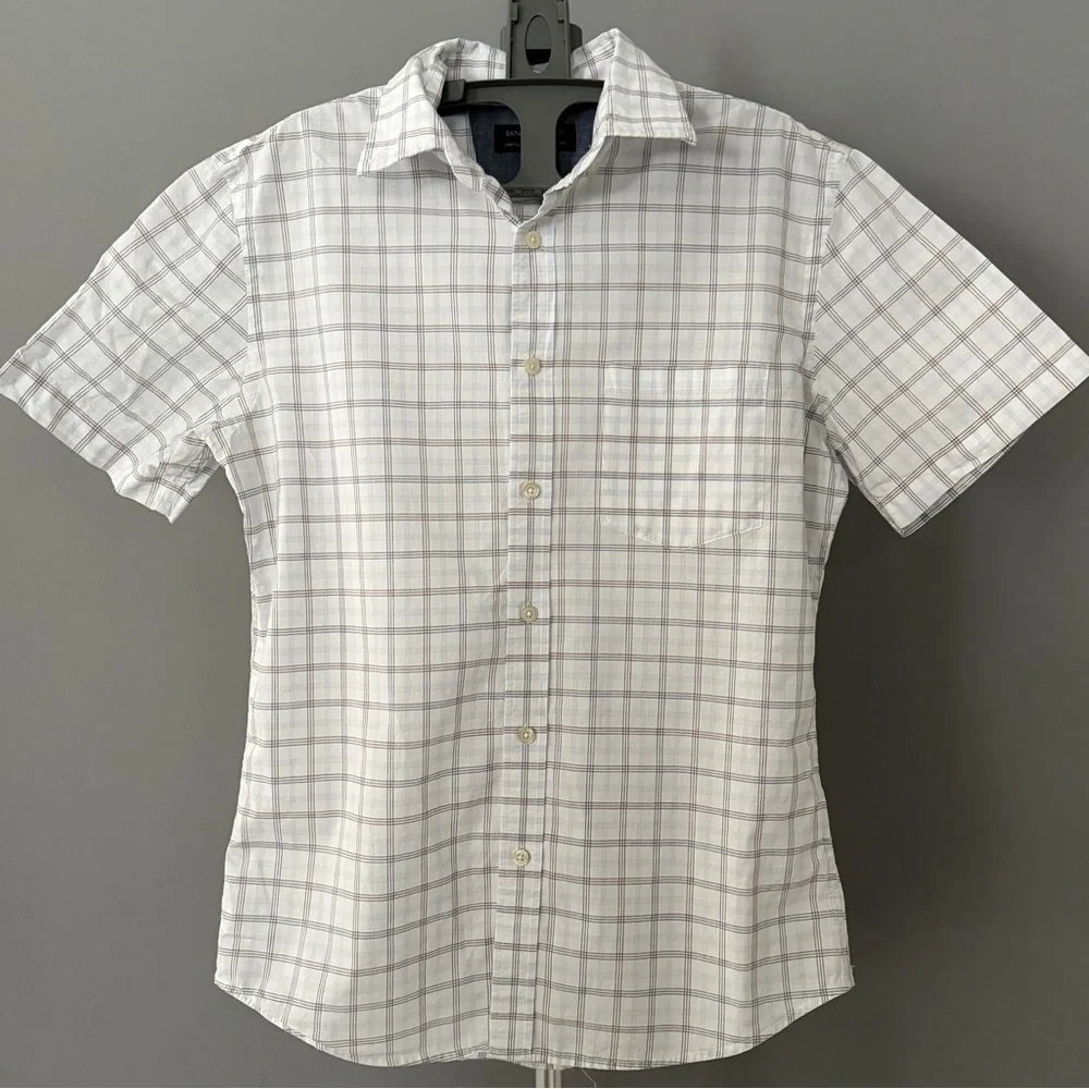 Banana Republic Plaid Standard Fit Shirt
